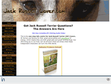 Tablet Screenshot of jack-russell-lover.com